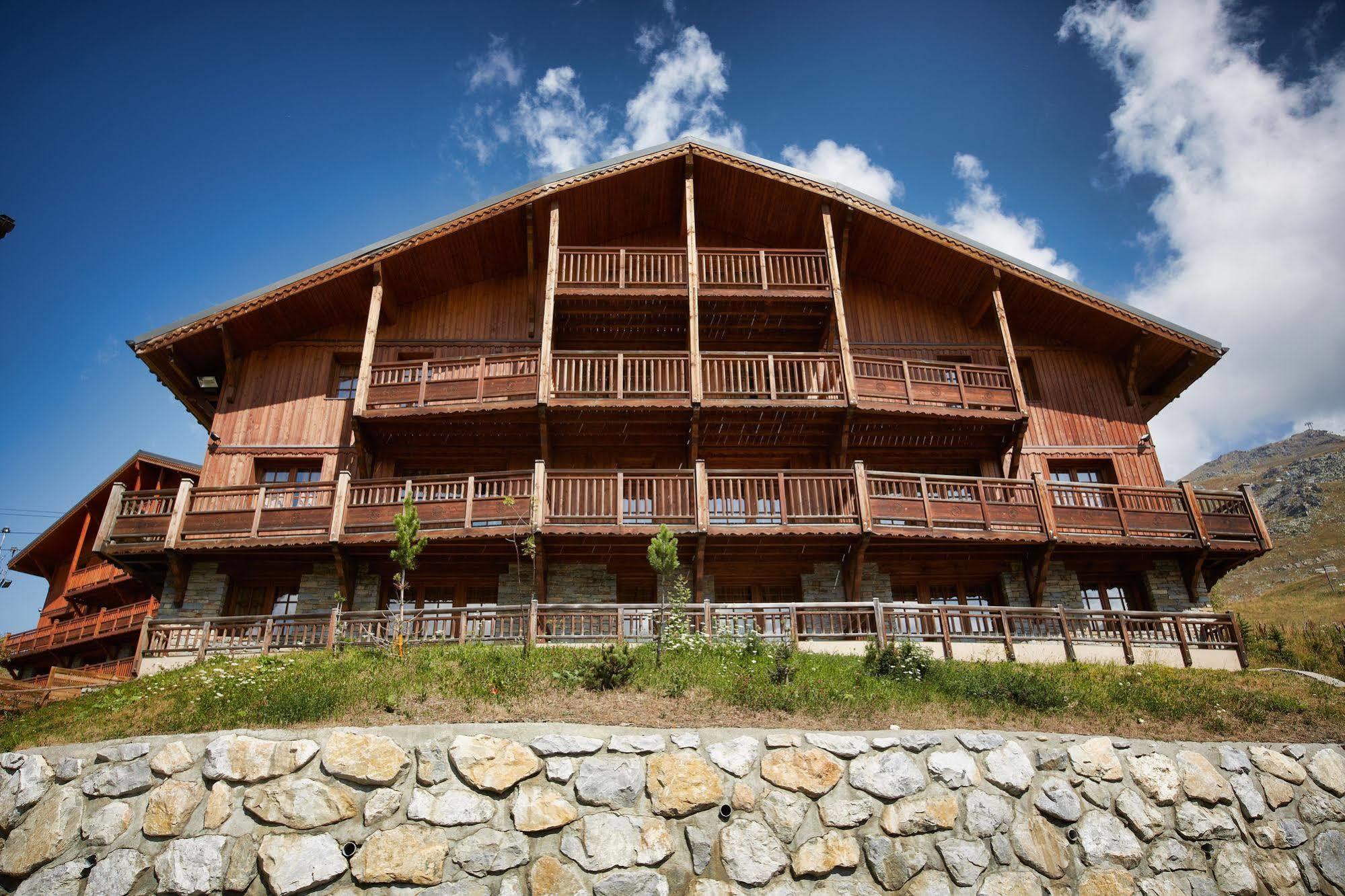 CGH Résidences&Spas les Chalets du Soleil Authentiques Saint-Martin-de-Belleville Exterior foto