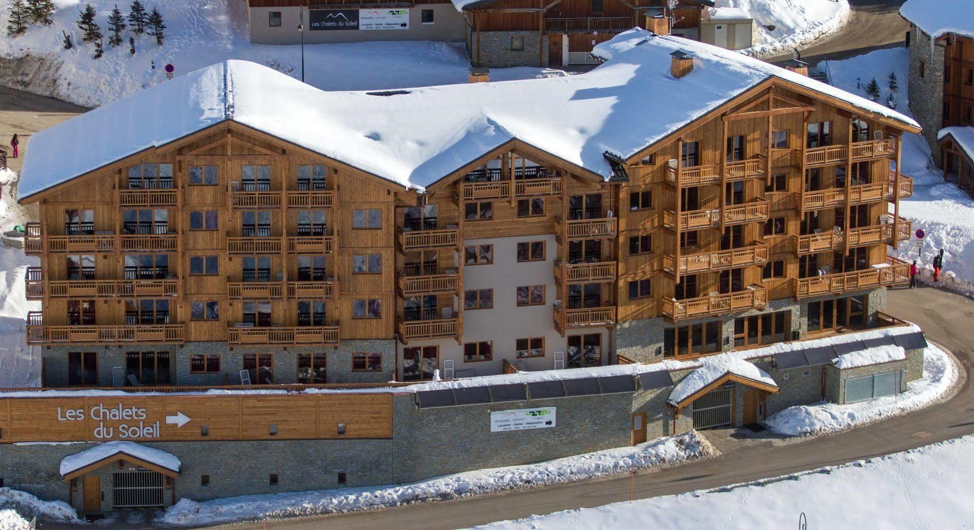 CGH Résidences&Spas les Chalets du Soleil Authentiques Saint-Martin-de-Belleville Exterior foto
